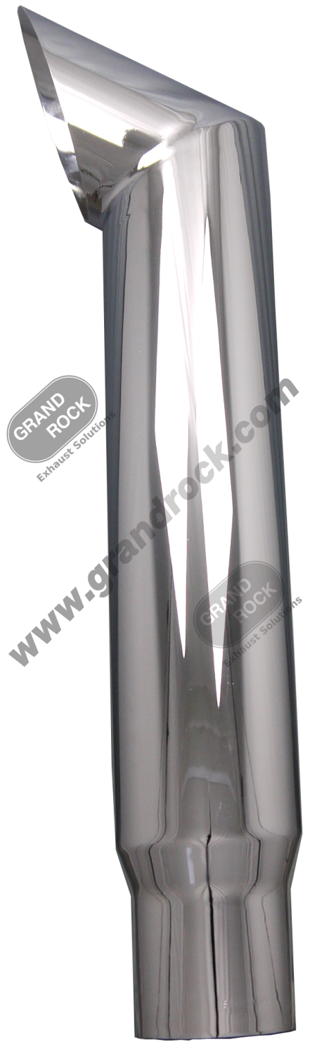 6" X 48" BRUTE, R5" OD; CHROME