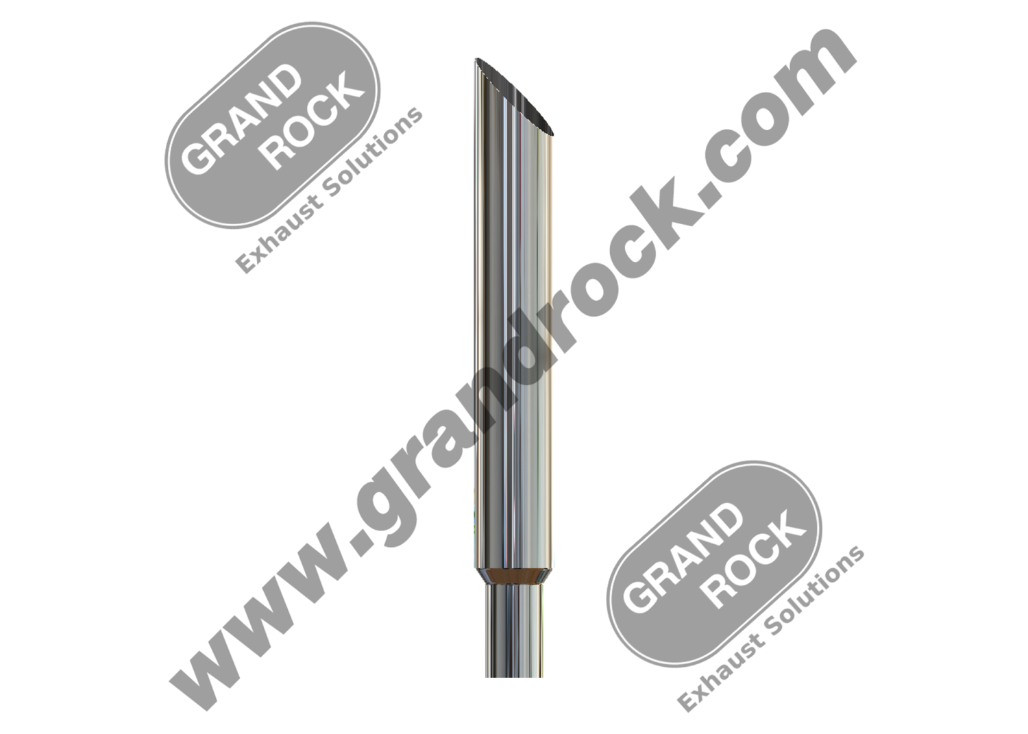 7" X 54" MITER, R5 X 8"L, OD, CHROME, CL