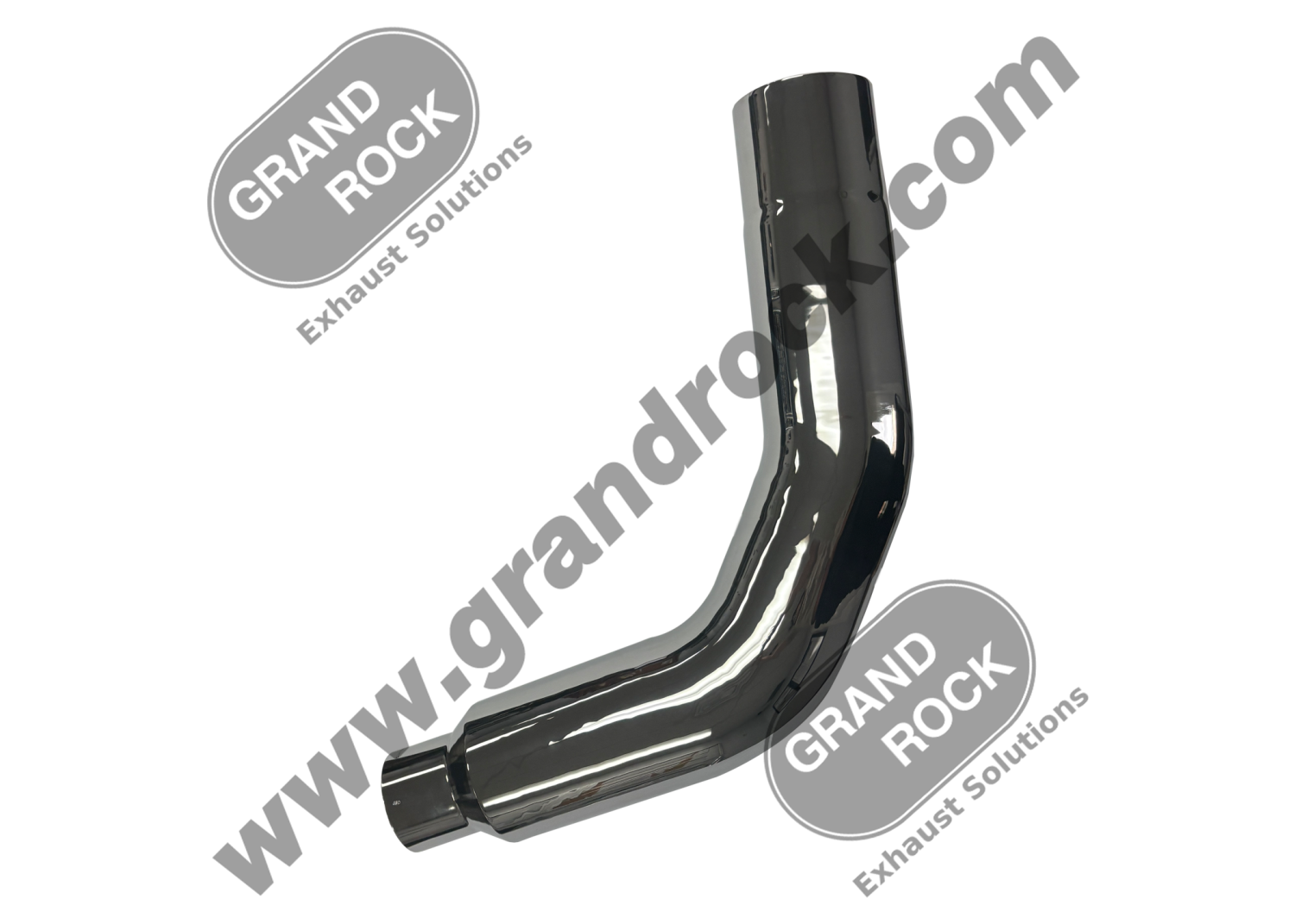 TAPERED 6" 2 BEND OD/R5" OD RIGHT CHR