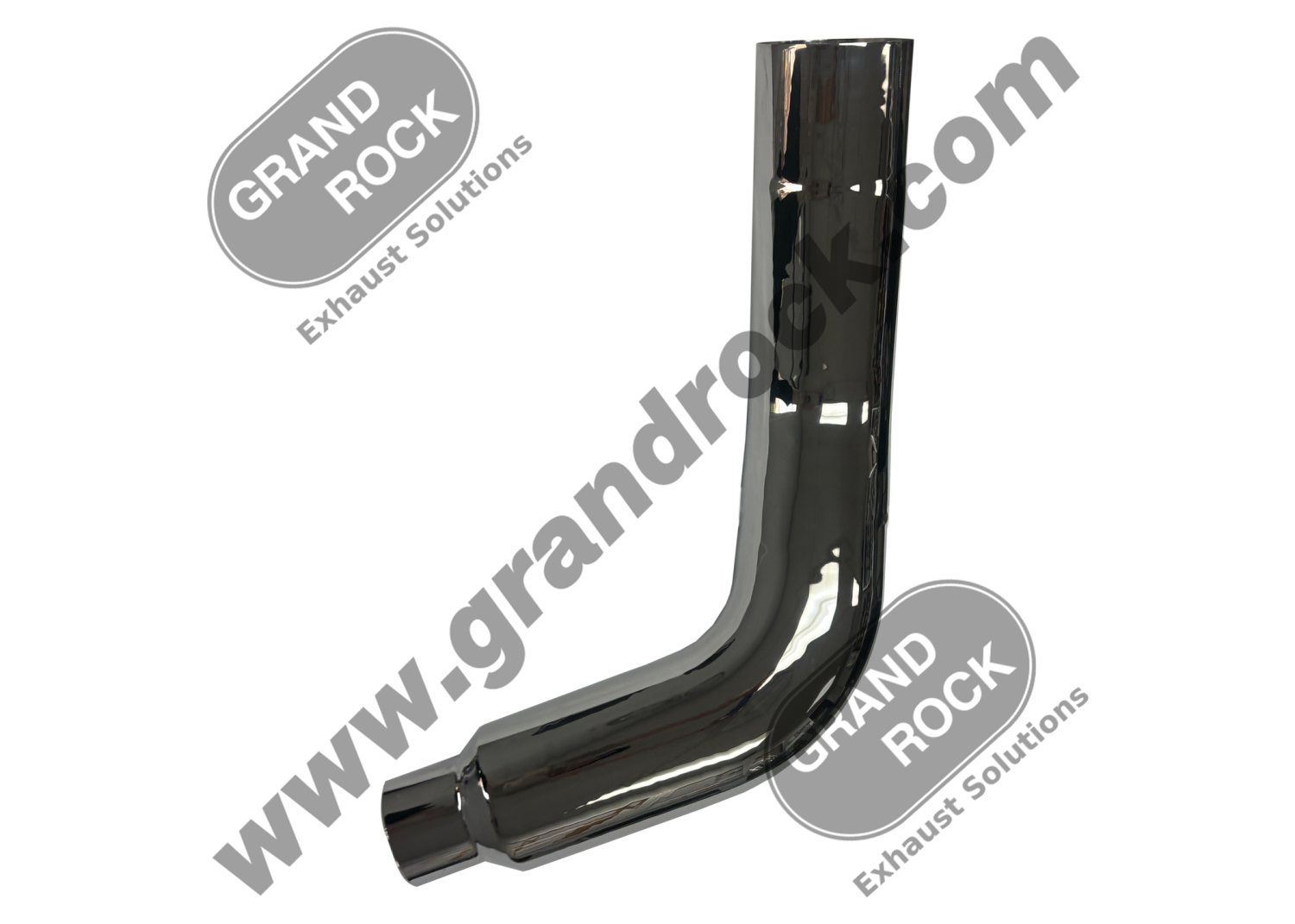 TAPERED 6" 2 BEND OD/R5" OD RIGHT CHR