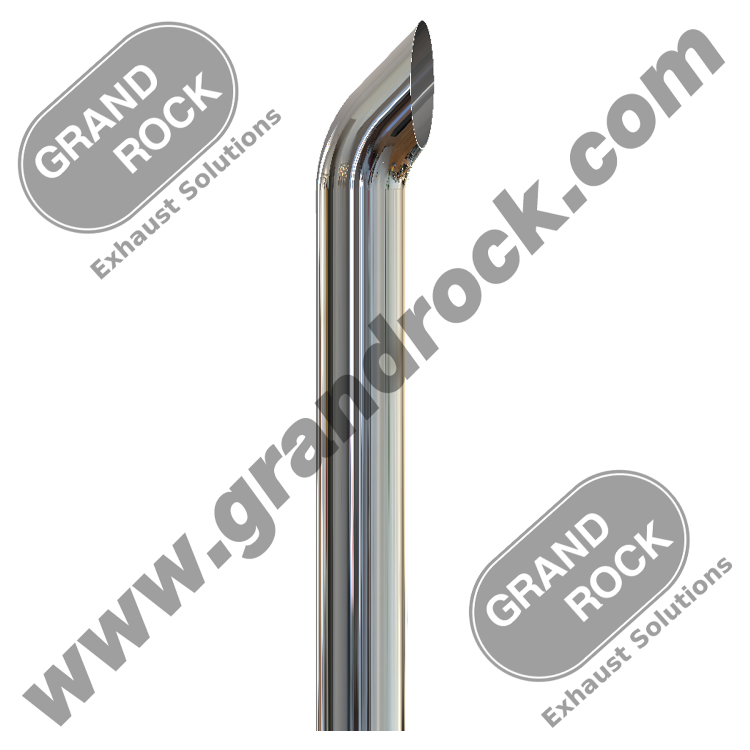 8" X 72" WEST COAST CURVE, OD CHROME