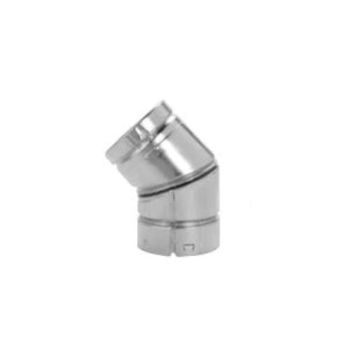 4" TYPE B GAS VENT VENT PIPE ADJUSTABLE ELBOW (45-60 DEGREES)