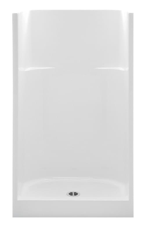 36" x 36" ACRYLIC SHOWER - CENTER DRAIN WHITE