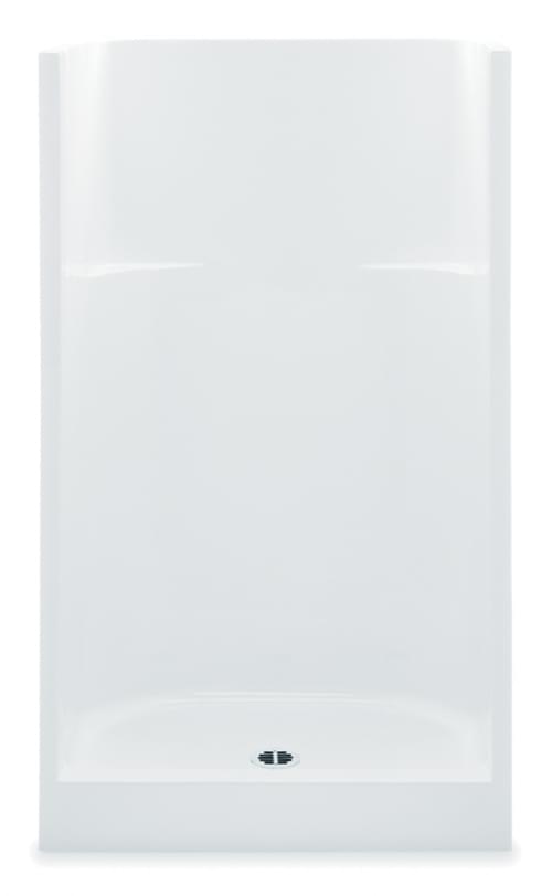 42" x 34" ACRYLIC SHOWER - CENTER DRAIN WHITE