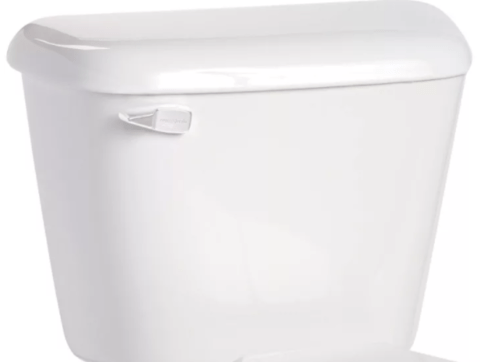 ALTO TOILET TANK WITH LID - WHITE WITH PILOT VALVE AND 2" FLAPPER