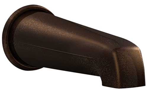 8" WALL MOUNT TUB SPOUT, 1/2" COPPER SLIP OR 1/2" IPS - TUMBLED BRONZE
