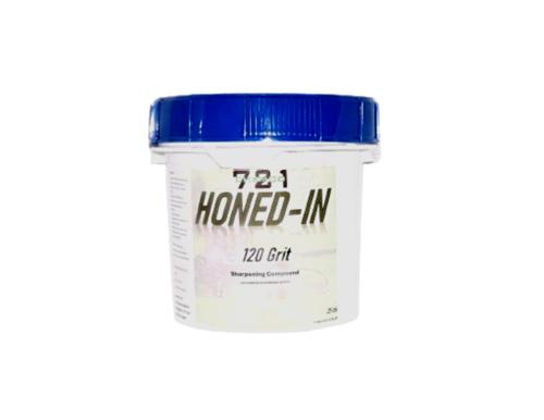 Chemco721, HONED-IN, Reel Mover Blade Sharpening Paste, pH neutral, tackiness additives, keep products on the blade, minimizes warpage, minimizes corrosion, Industrial diamond, Sharpening Compound #120, 25-lb Pail, Lapping Compound, 120 Grit
