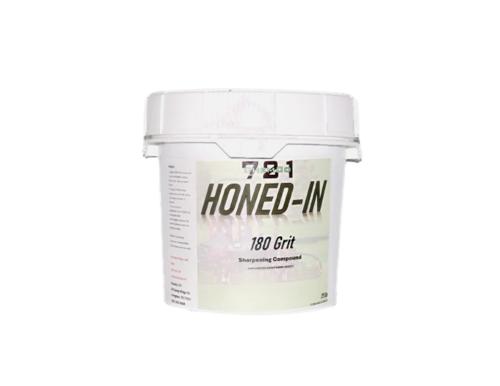Chemco721, HONED-IN, Reel Mover Blade Sharpening Paste, pH neutral, tackiness additives, keep products on the blade, minimizes warpage, minimizes corrosion, Industrial diamond, Sharpening Compound #180, 25-lb Pail, Lapping Compound, 180 Grit