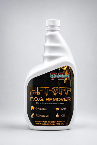 CCO721, LIFT-OFF, 32 oz Bottle, RTU, Liquid, P.O.G. Spotter & Stain Remover, Paint Oil Grease Remover, Biodegradable, Water-Based, Non-Toxic, No Harsh Fumes (6/cs)