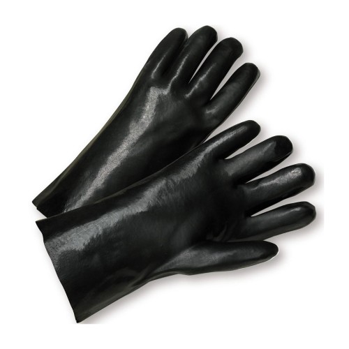 PVC Dipped Glove with Interlock Liner and Smooth Finish - 12" Length
