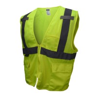 Radians SV27 Multipurpose Surveyor Type R Class 2 Safety Vest - Hi-Vis Green Medium