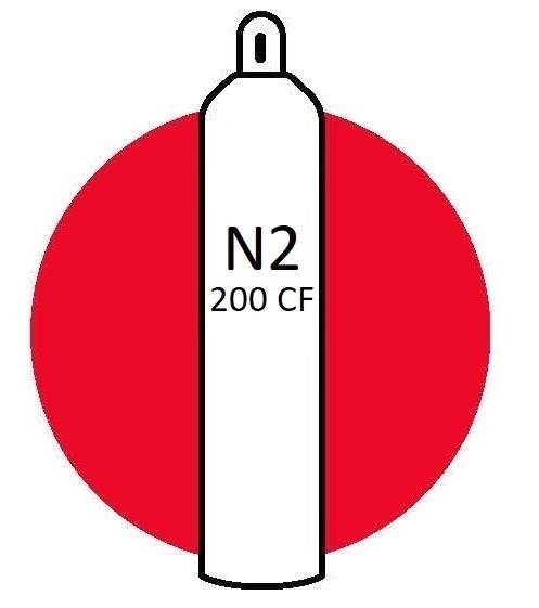 MEDICAL NITROGEN NF IN 200CF CYLINDER