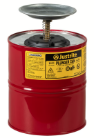 1-Gal. steel plunger can