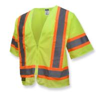 Class 3 Safety Vest w/ Two-Tone Trim - Small