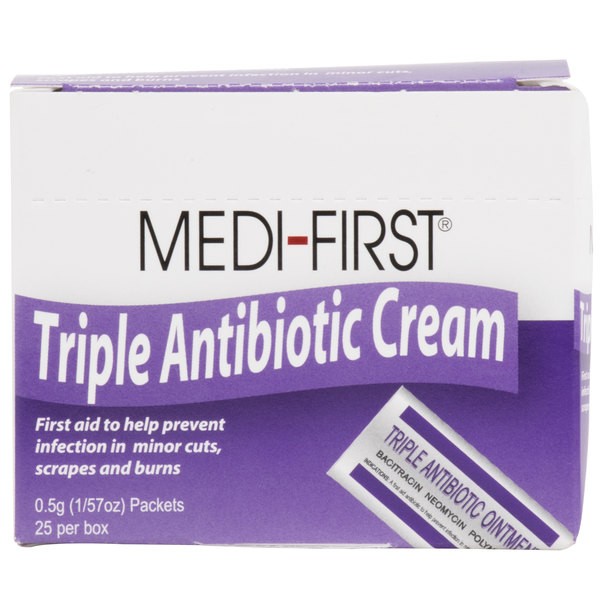 Triple antibiotic ointment packets, compare to Neosporin® Olsen Safety