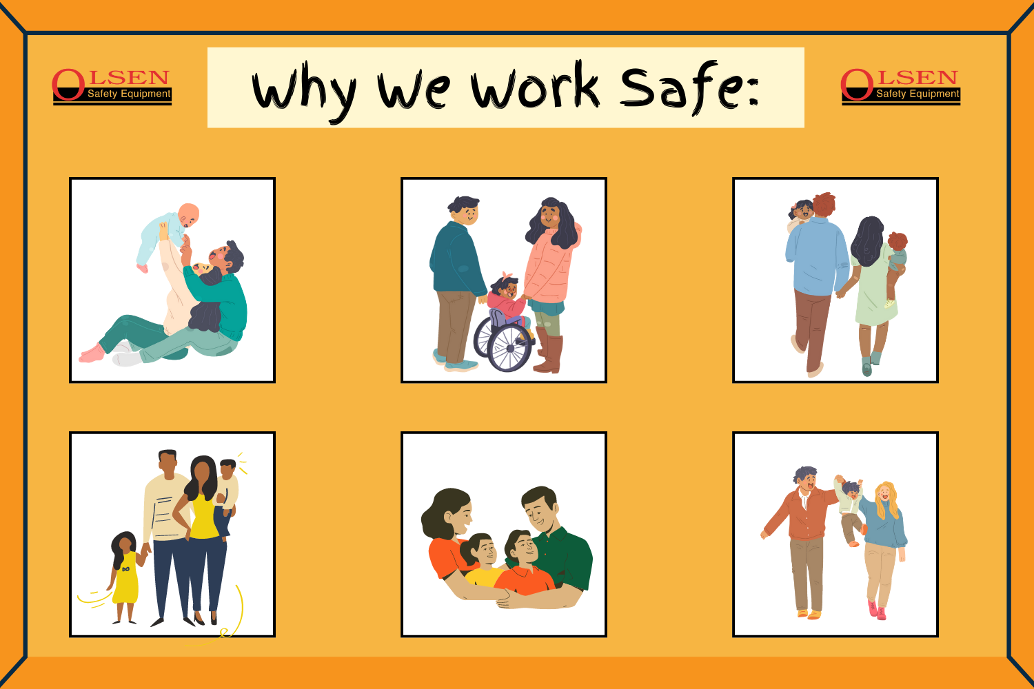 Why We Work Safe - Safety Board