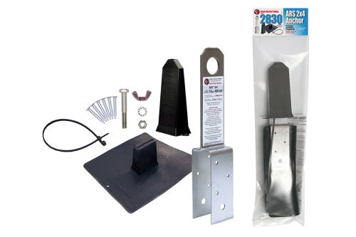 Super Anchor ARS 2x4 Fall Arrest Anchor Kit 14ga SST