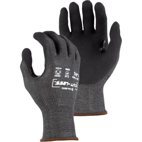 Majestic Cut-Less Korplex Glove with Foam Nitrile Palm, 18g, ANSI A4
