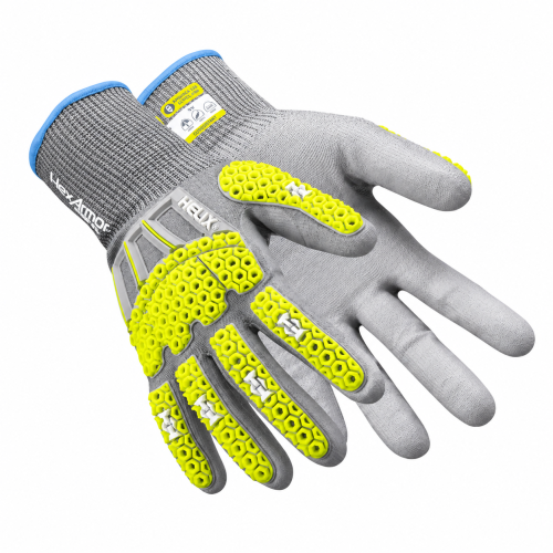 HATRA ハトラ Graphers Rock. ミトン HexArmor Helix® 3013IMP A6 Impact Cut-Resistant Glove | TPR Industrial