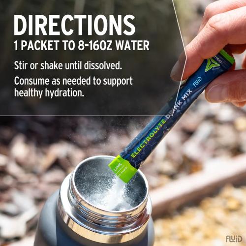 Fluid Tactical Electrolyte Drink Mix - industrial safety gear from TPR Industrial