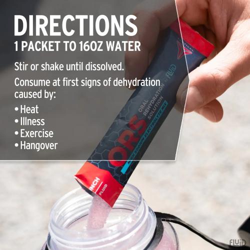 Fluid Tactical ORS – Oral Rehydration Solution - industrial safety gear from TPR Industrial