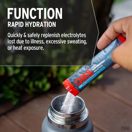 Fluid Tactical ORS – Oral Rehydration Solution - industrial safety gear from TPR Industrial