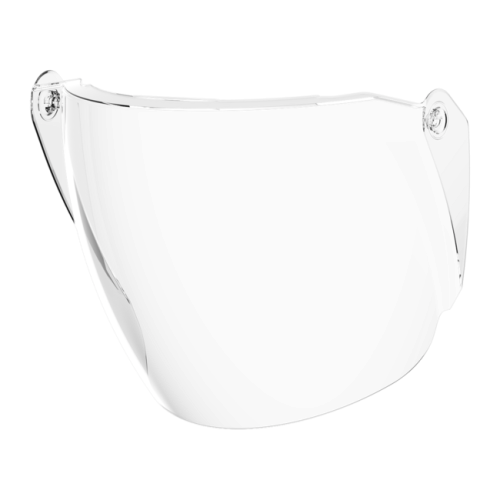 Face shield replacement window