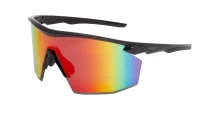 PMXSPEC® Half Frame Glasses Anti-Fog - Black Frame Spectrum Mirror Lens