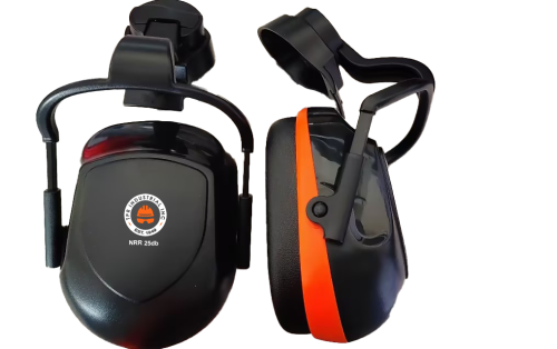 TPR EDC Universal Earmuff Full Brim Helmet Mounted NRR 25