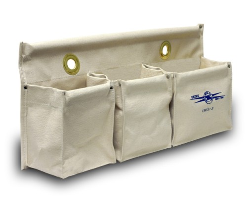 Estex 1825-3 Aerial Heavyweight Canvas Tool Apron with 3 Nut and
