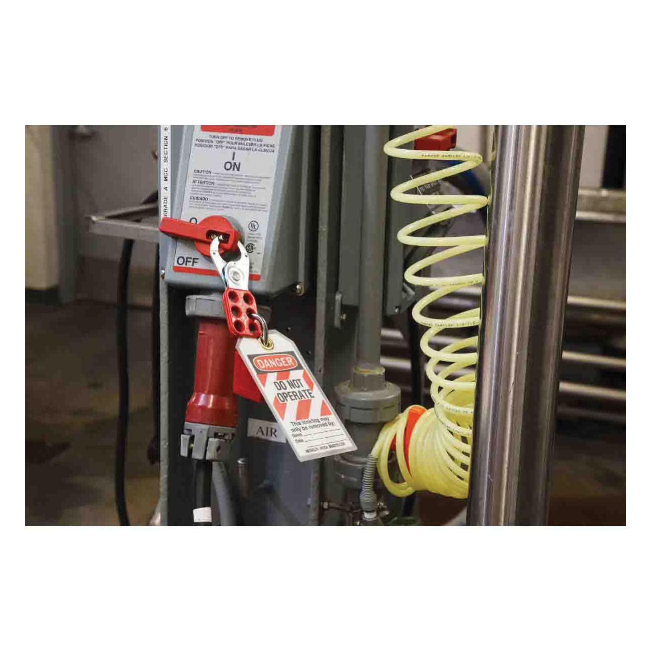 Brady® 133161 Mechanical Risk Scissor Action Group Lockout Hasp, 6