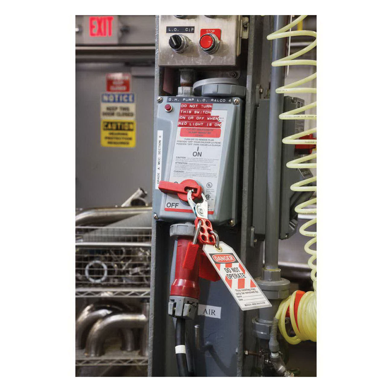 HASP LOCKOUT GP 6 0.4IN LOTO-63 STL 1IN