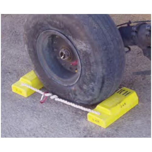 Check Lane Ropes CHOCK WHL 4.33IN 5IN 24IN BK SGL