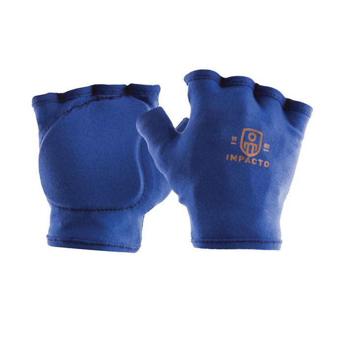 Impacto® 501001200 Gloves Liner, For Use With Model 501-00 Anti-Impact Gloves, Polycotton Lycra®, Blue