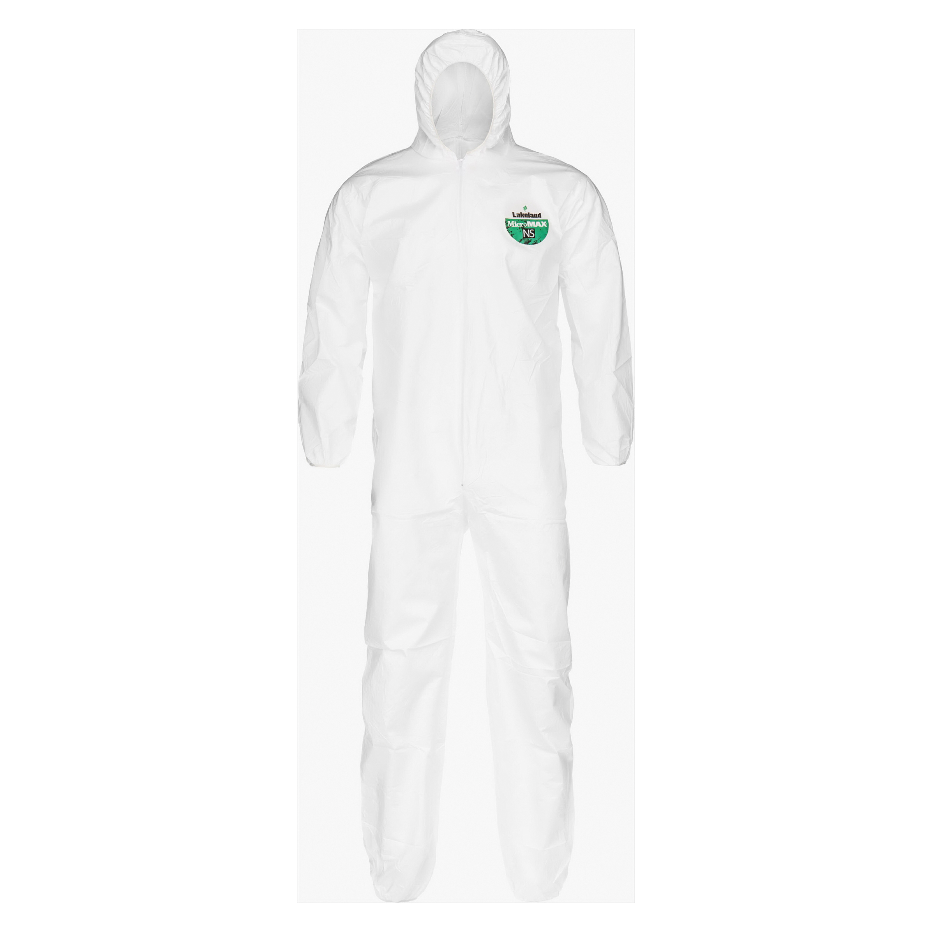 Lakeland® MNSA428-XL Disposable Coverall, XL, White, MicroMax® NS