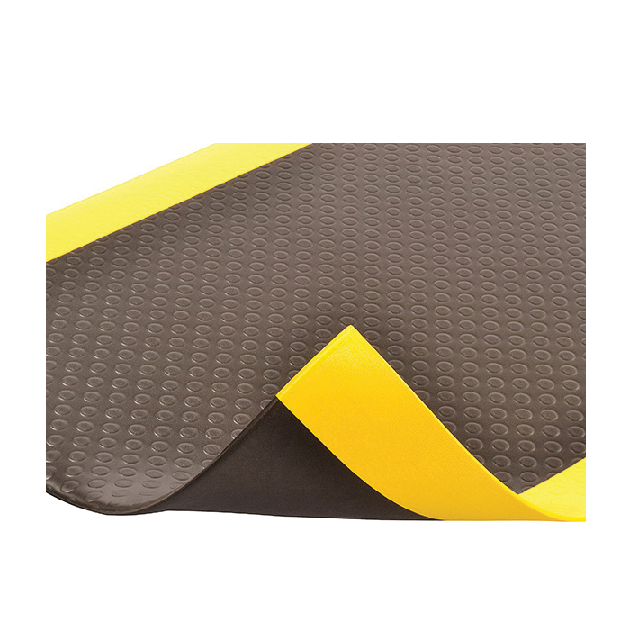 NoTrax Bubble Sof-Tred Anti-Fatigue Mat - 3' X 12', 1/2" Thick, Black PVC Sponge For Dry Areas