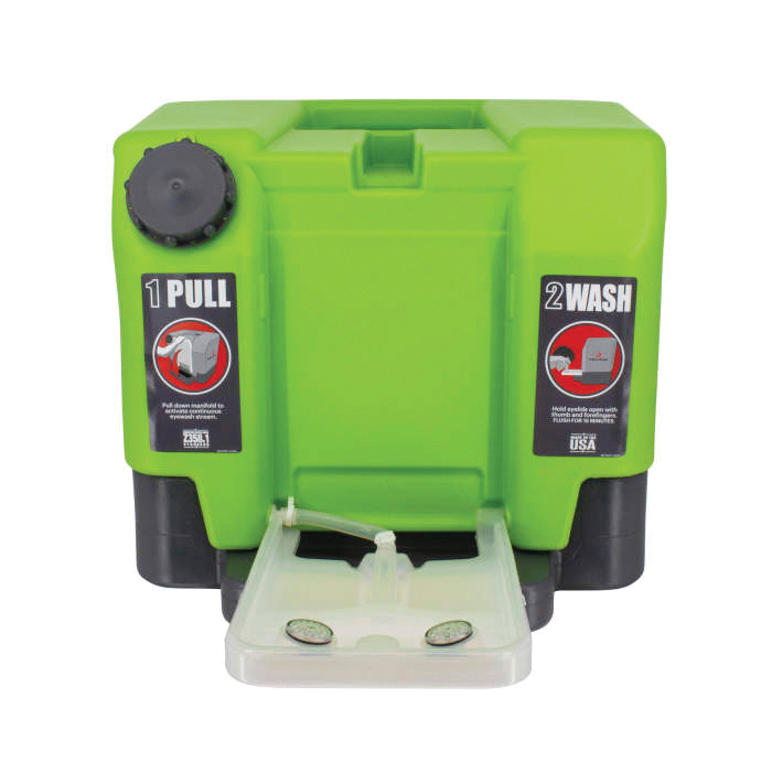 STATION EYEWASH EMER WALL/STAND ONE STEP