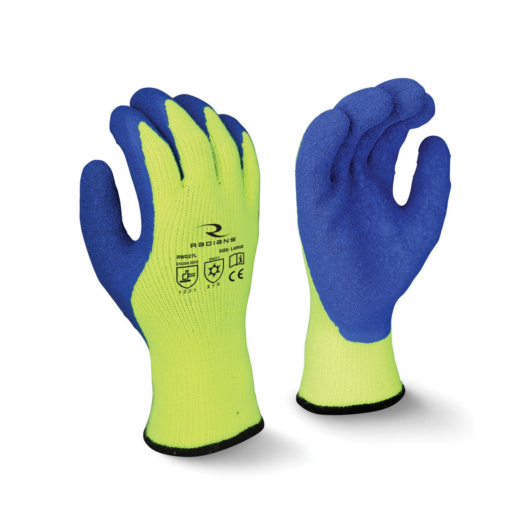 Radians Winter Gripper General Purpose Gloves, Dipped Pal