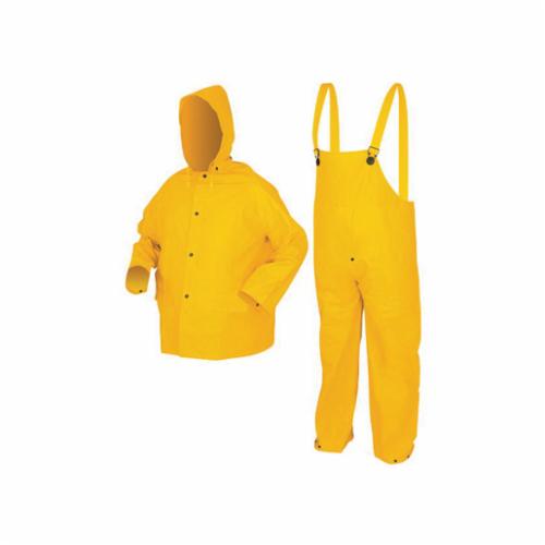 RAINSUIT 4XL YEL POLYEST/CORDUROY/PVC