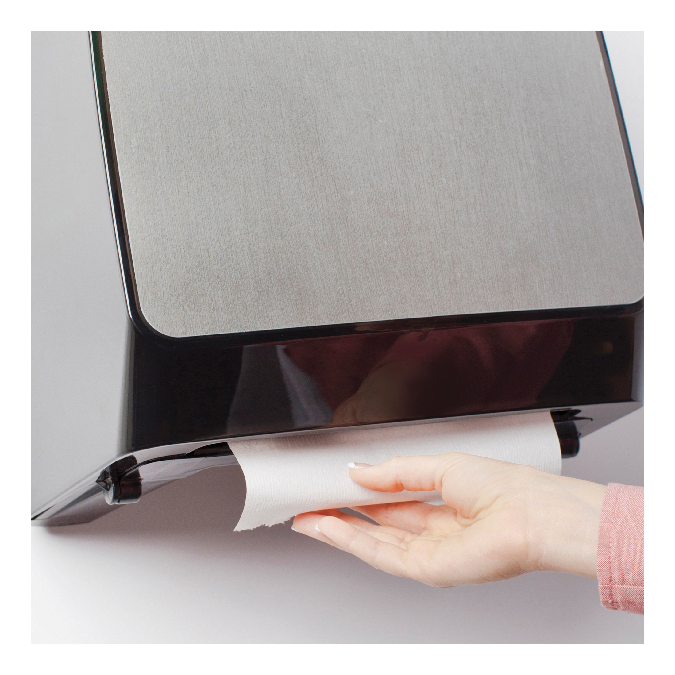 DISPENSER TOWEL HARD ROLL 9.18IN WALL