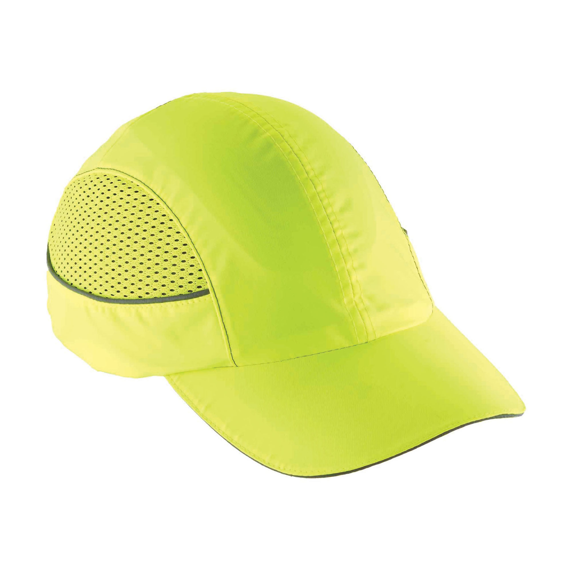 CAP BUMP LIME HI-VIZ POLYEST/NYL EN 812