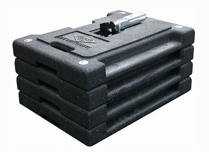 Dicke DSB100 Stackable Rubber Base Sign Stand, 42lbs