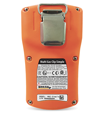 Gas Clip MGC-S Multi Gas Clip Simple Monitor, H2S, CO, O2 & LEL ...