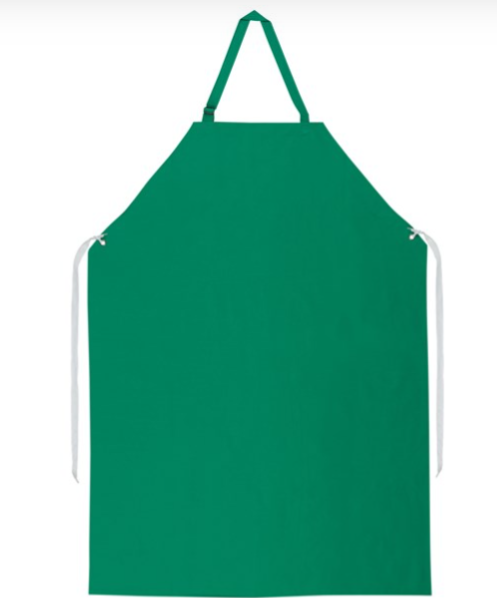 35MIL PVC/POLY FR APRON, 35" X 48