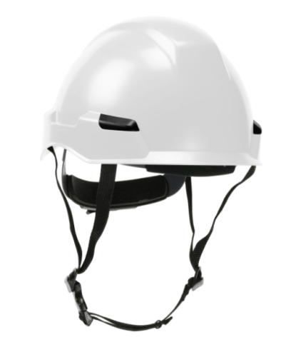 WHITE DYNAMIC ROCKY SAFETY HELMET, TYPE II CLASS E | Midwestern Safety ...