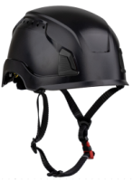 TRAVERSE CLIMBING HELMET, VENTED W/ RATCHET SUSPENSION (18/CS), BLACK