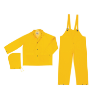 RAINSUIT, YELLOW, 3-PIECE, 3X