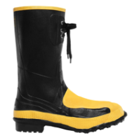 12" Black Metatarsal Guard/Steel Midsole/Steel Toe