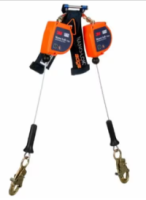 CLASS 2 NANO-LOK EDGE 8' TWIN  SRL, STEEL SNAP HOOKS