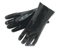 Single-dipped PVC gloves w/ 12" gauntlet